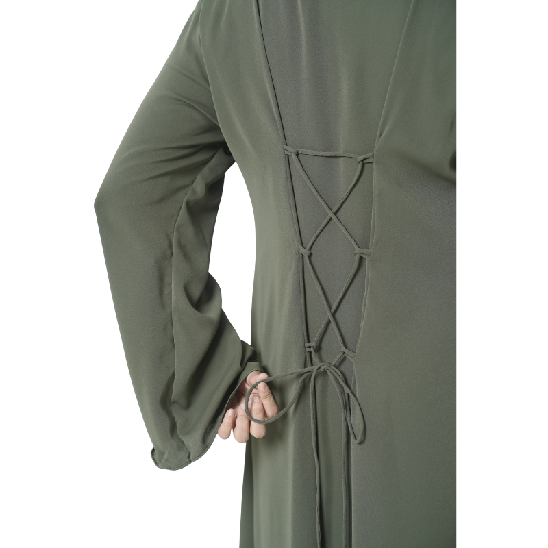 Grace - Dark Green Corset Dress.            Discount coupon code ( prebook300)