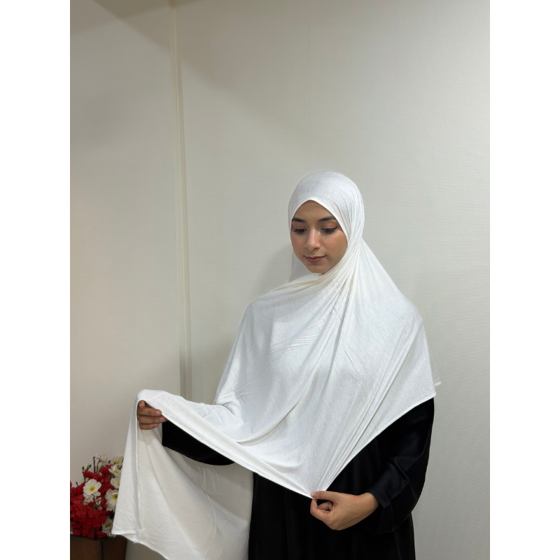 Dove white - Jersey Hijab