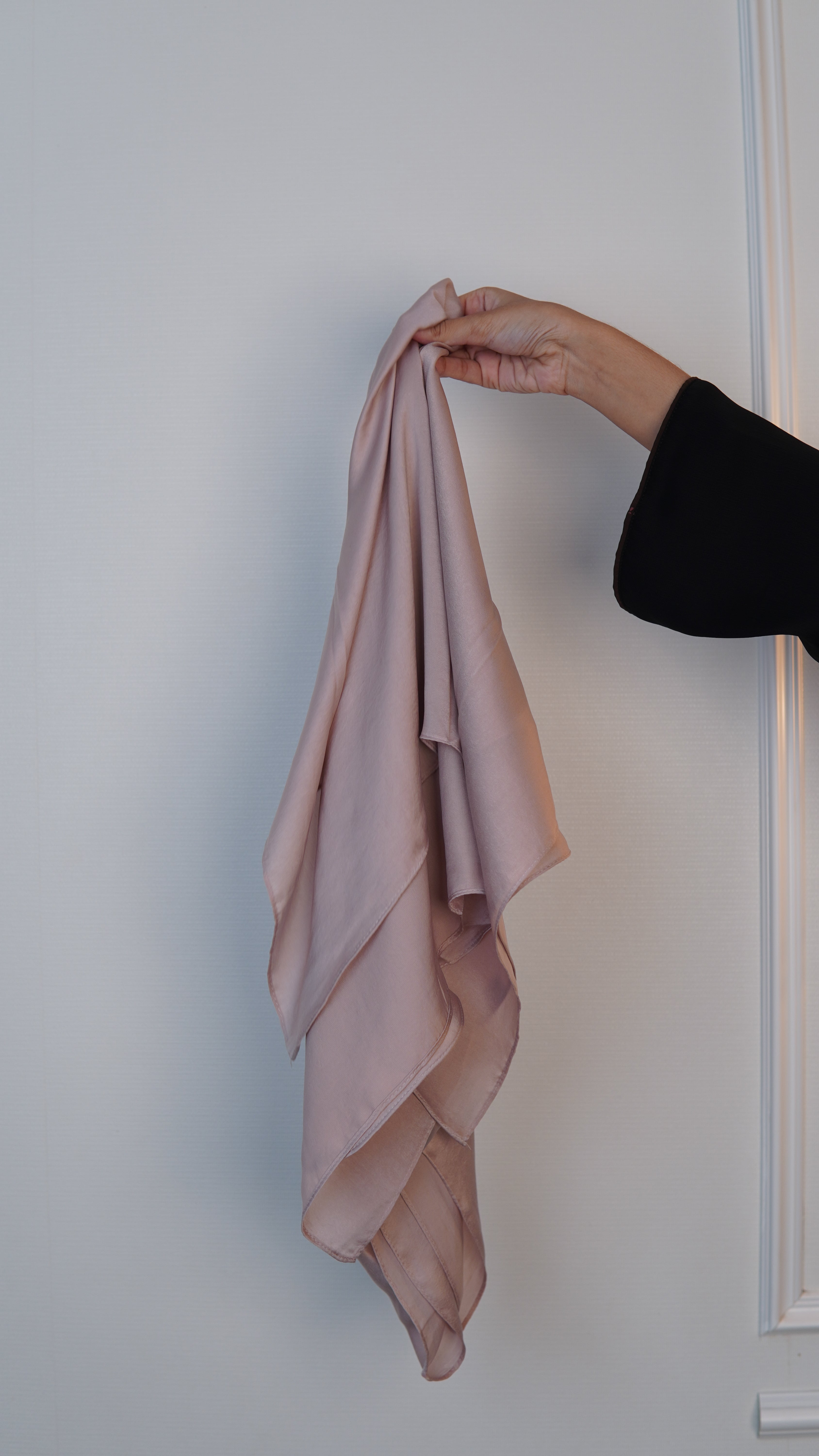Rose Gold Satin Hijab