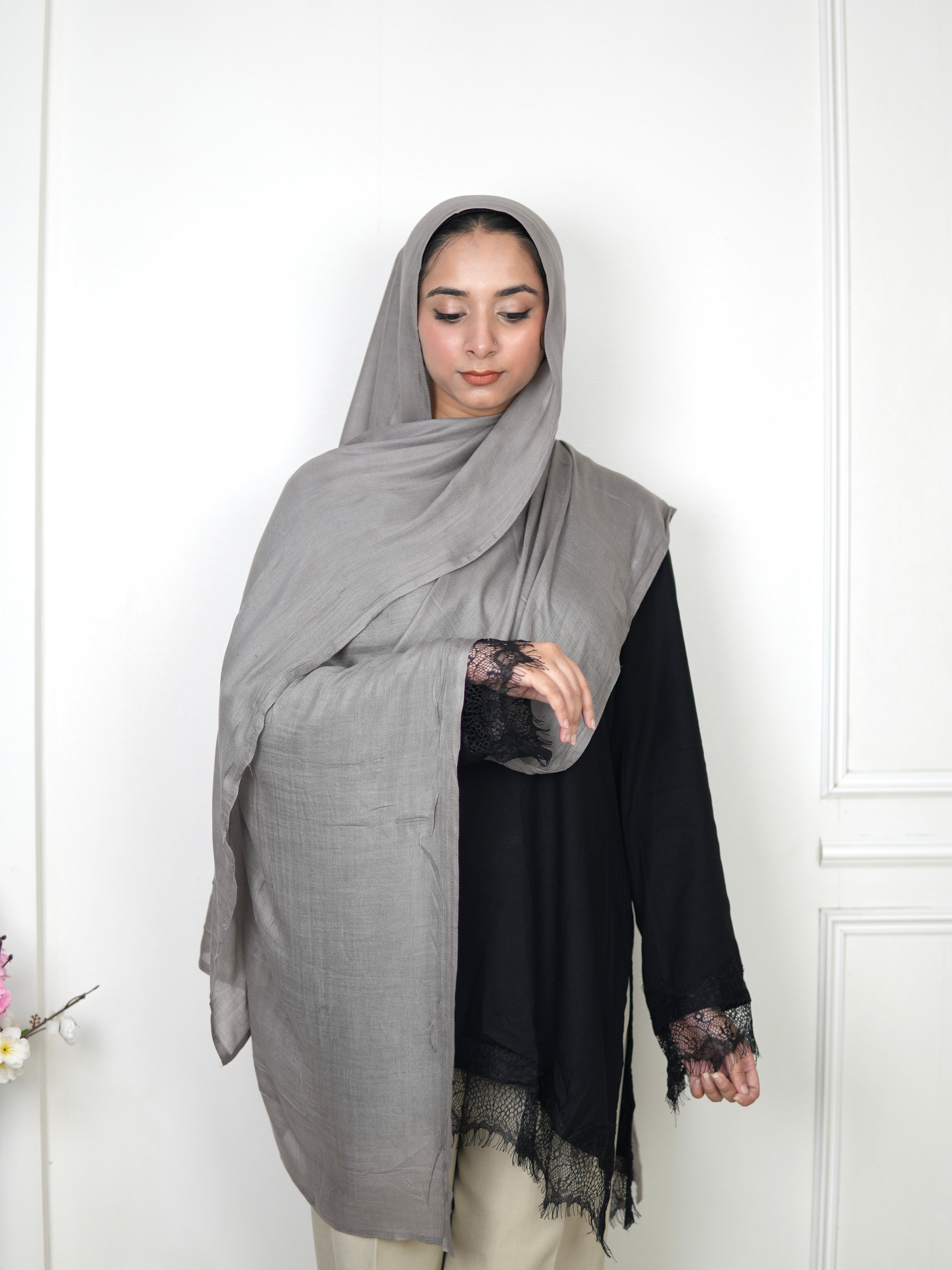 dove grey - Modal Hijab