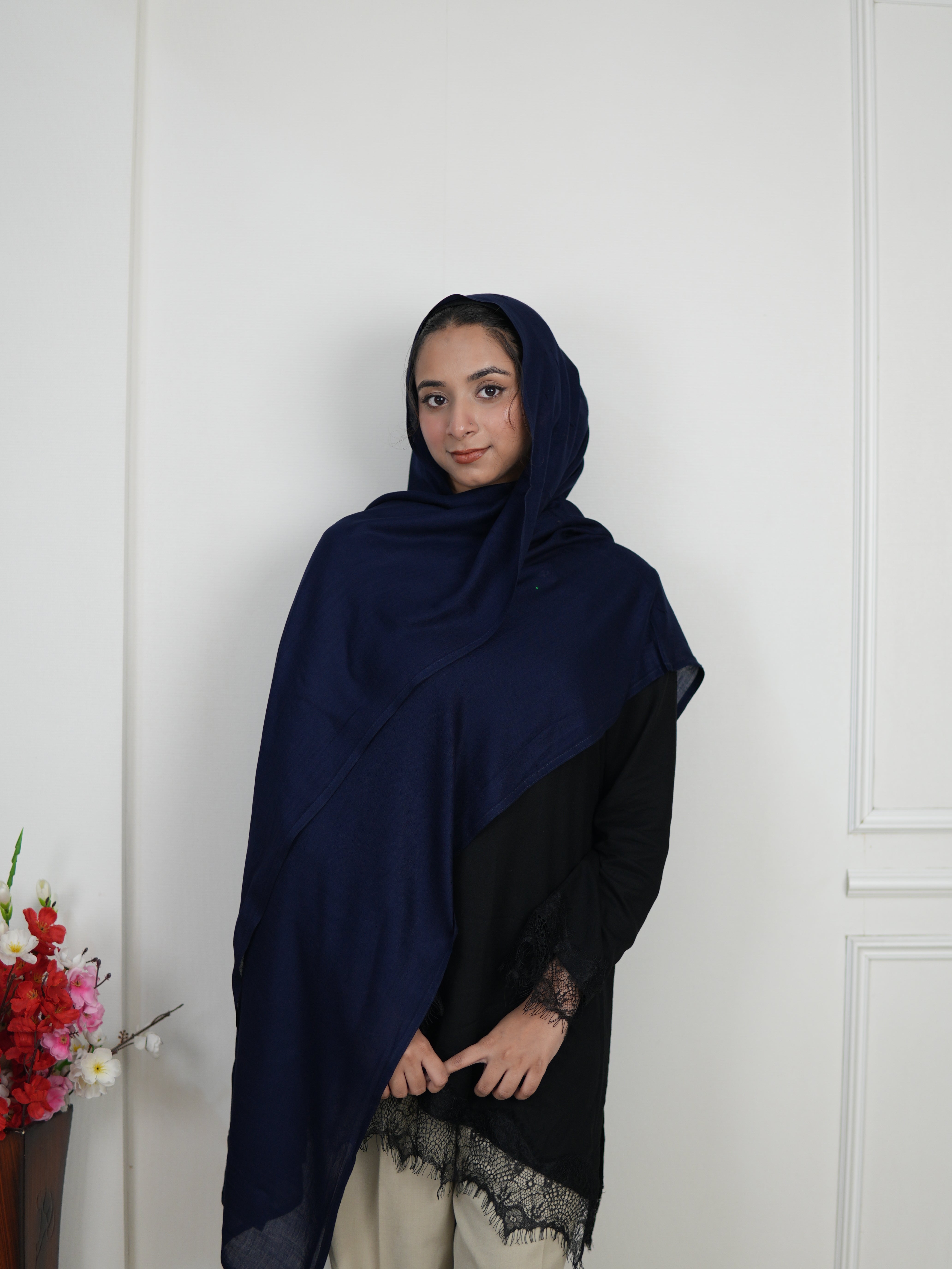 Dark Navy Blue -Modal Hijab