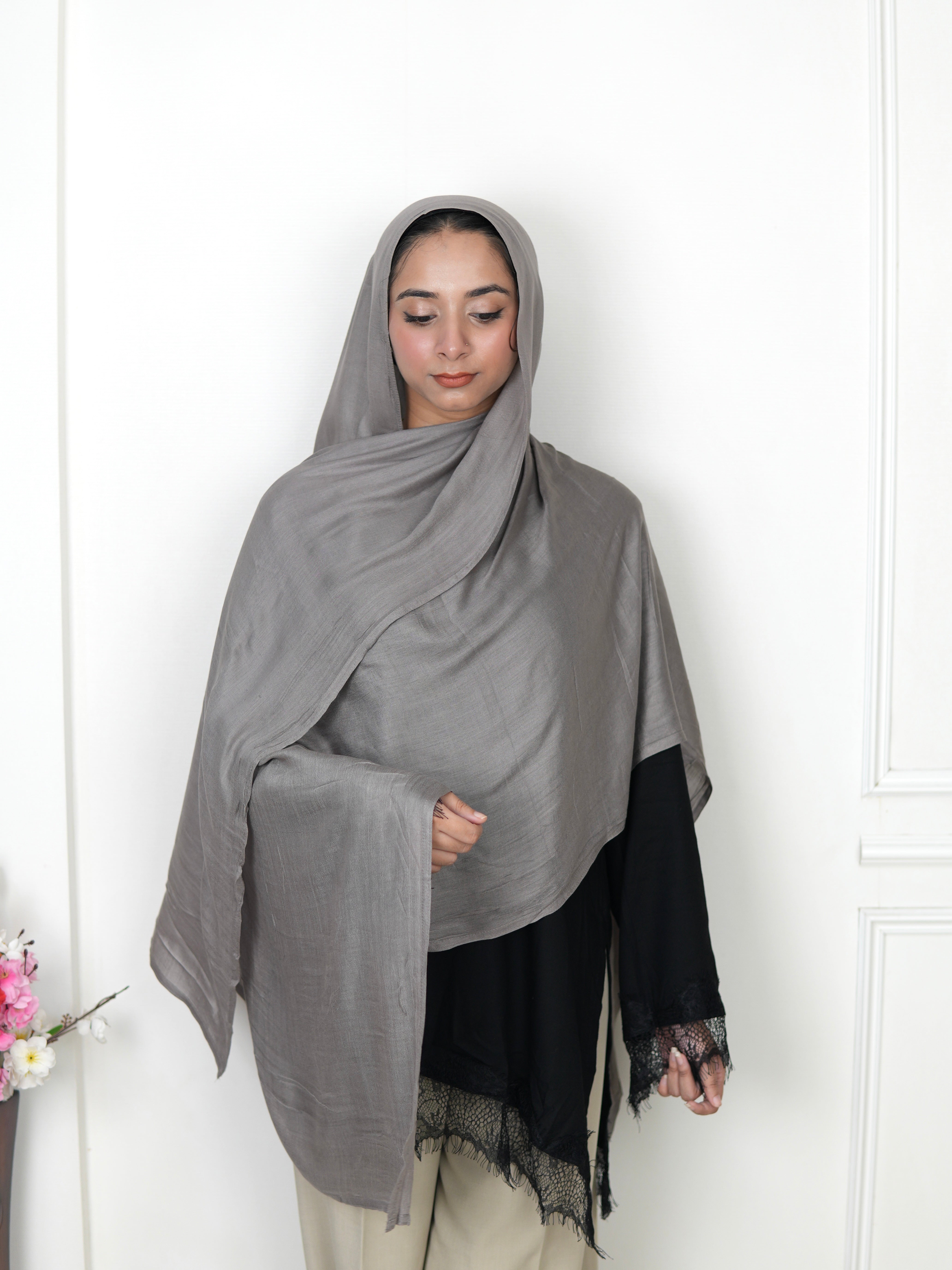 dove grey - Modal Hijab