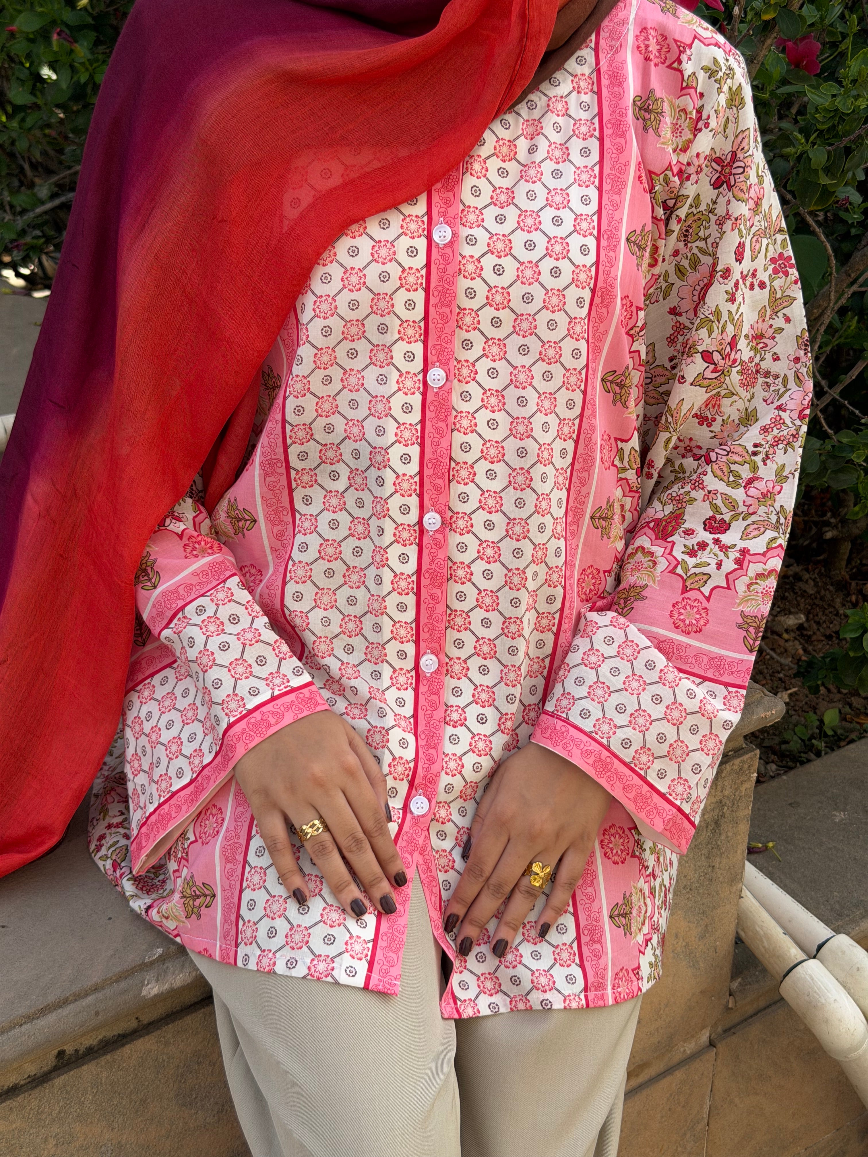 Jaipuri Floral Print - Shirt