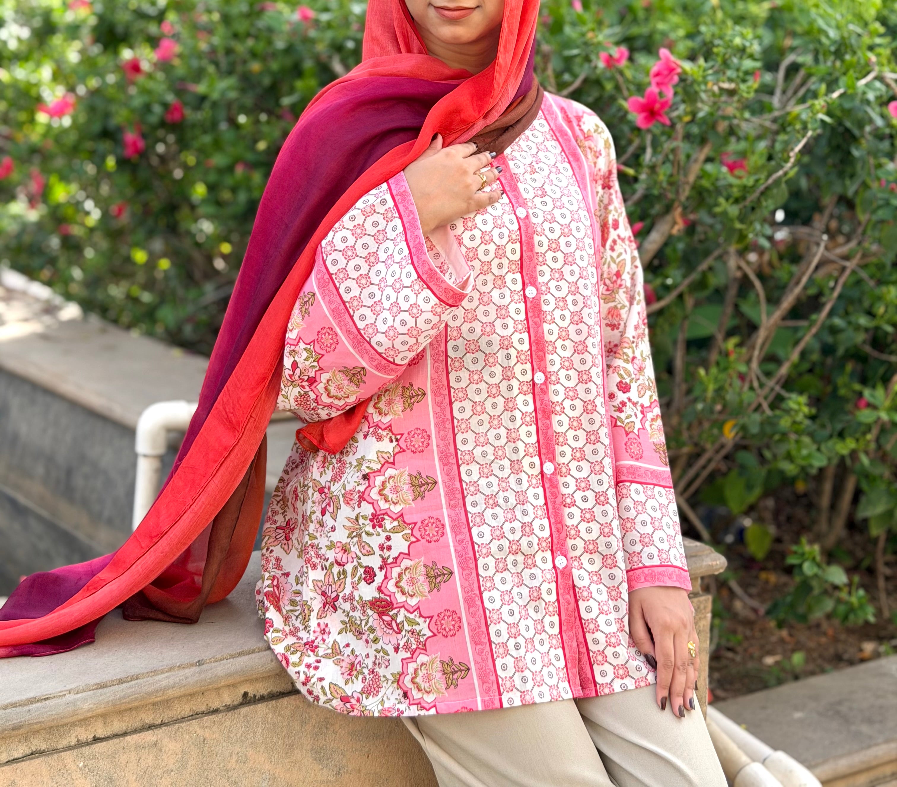 Jaipuri Floral Print - Shirt