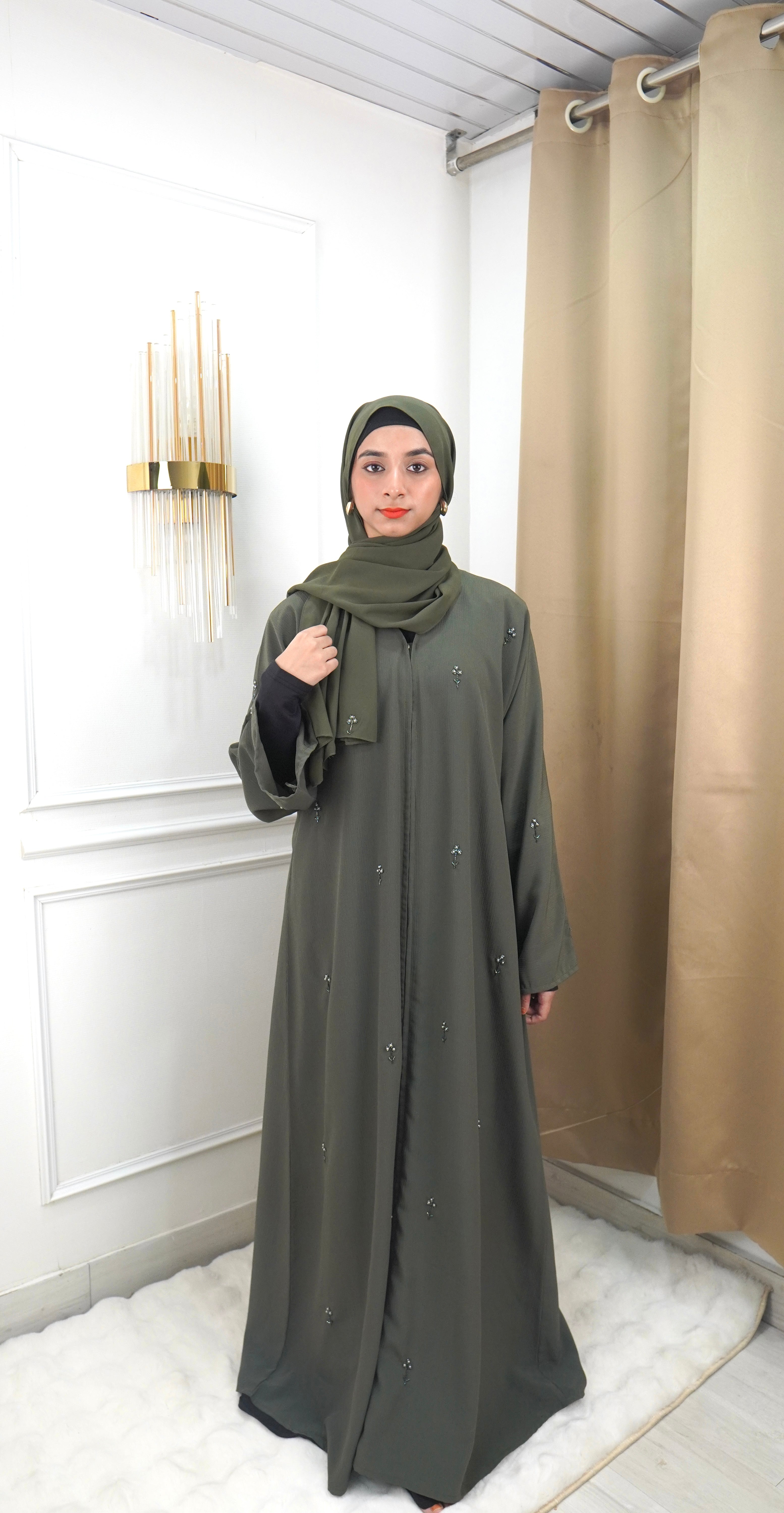 Mehrosh Abaya (comes with matching hijab).   Dispatches in 5-6 days