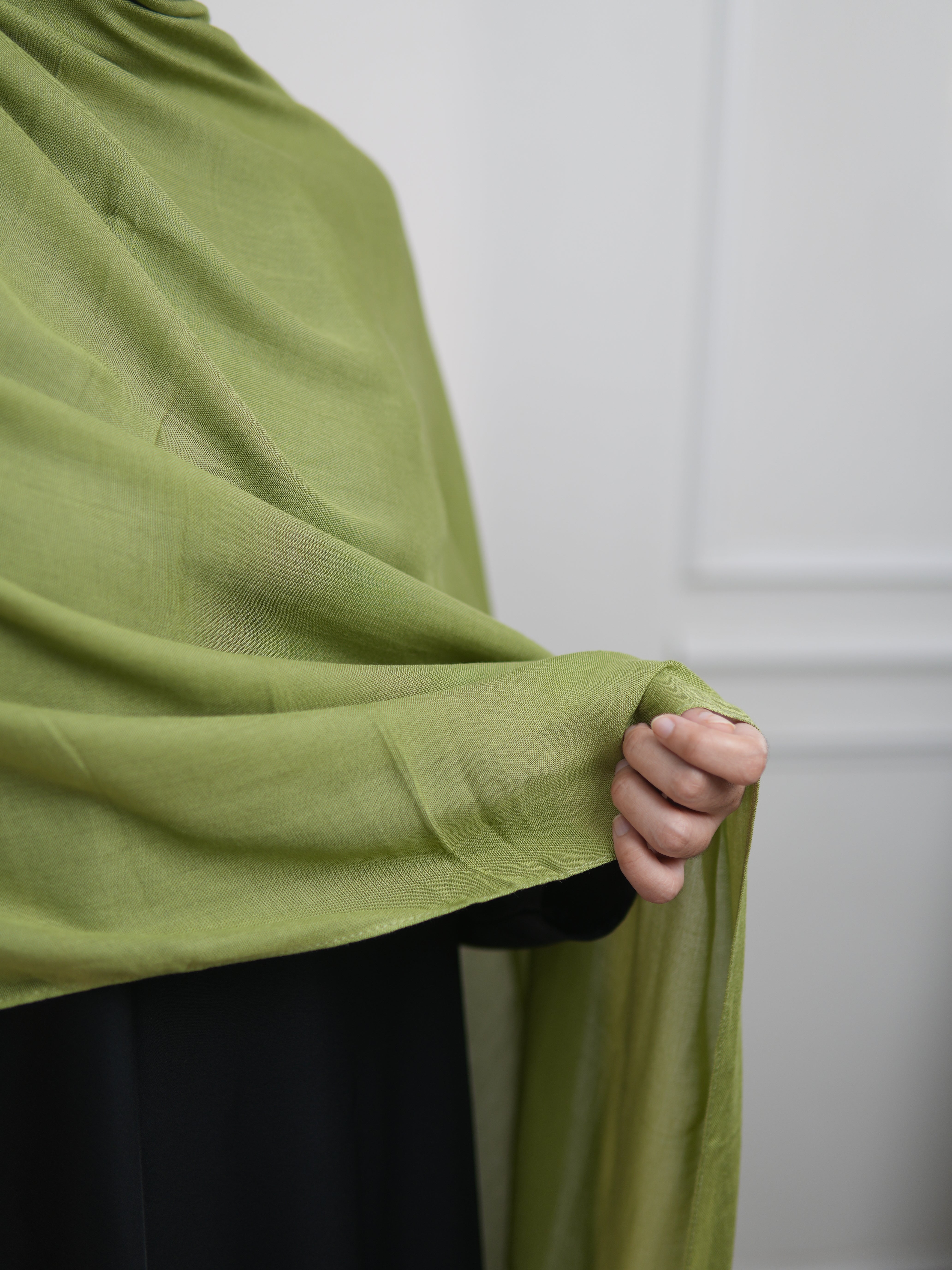 Pista Green - XL Modal Hijab