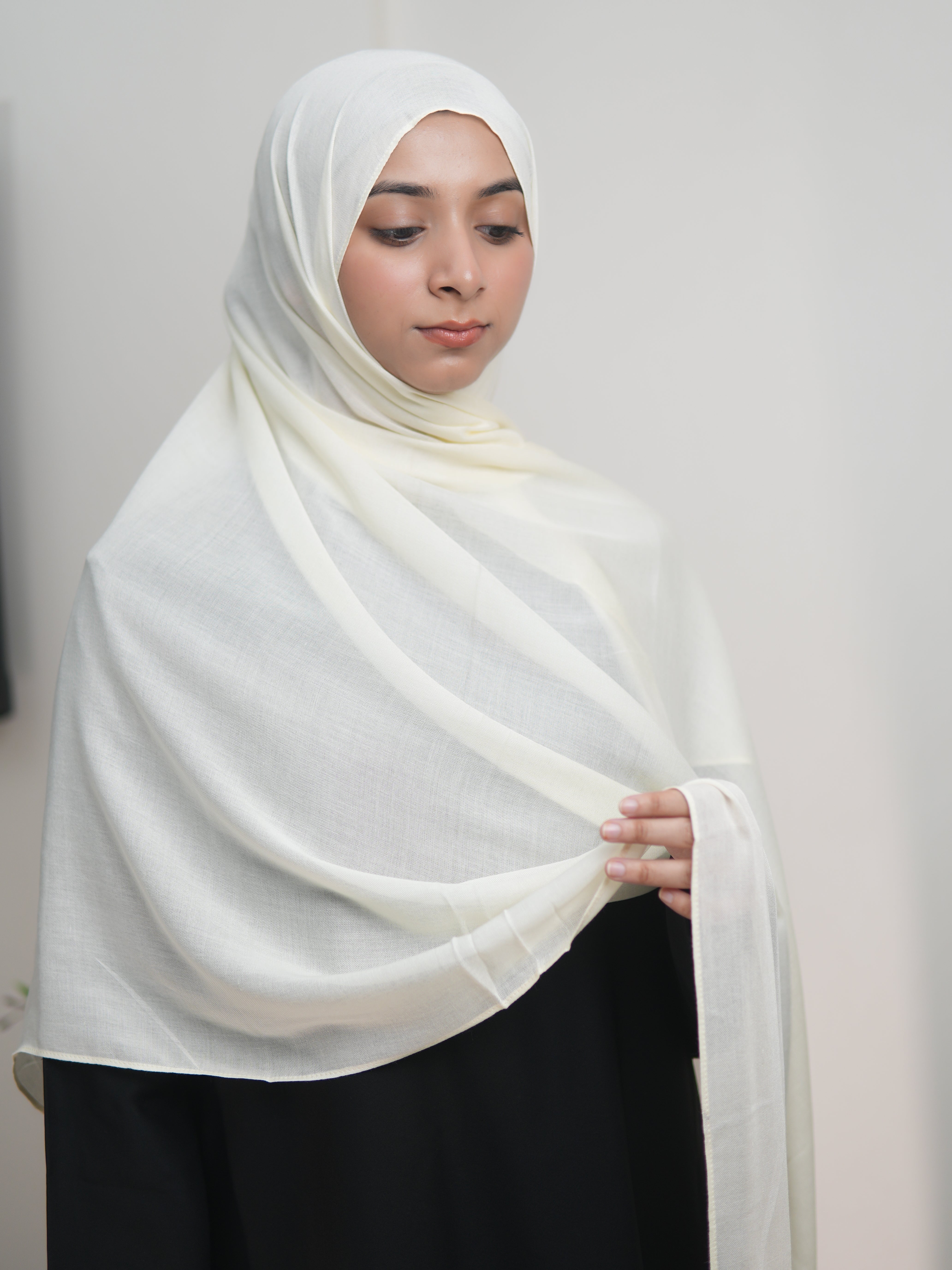 Butter Cream - XL Modal Hijab