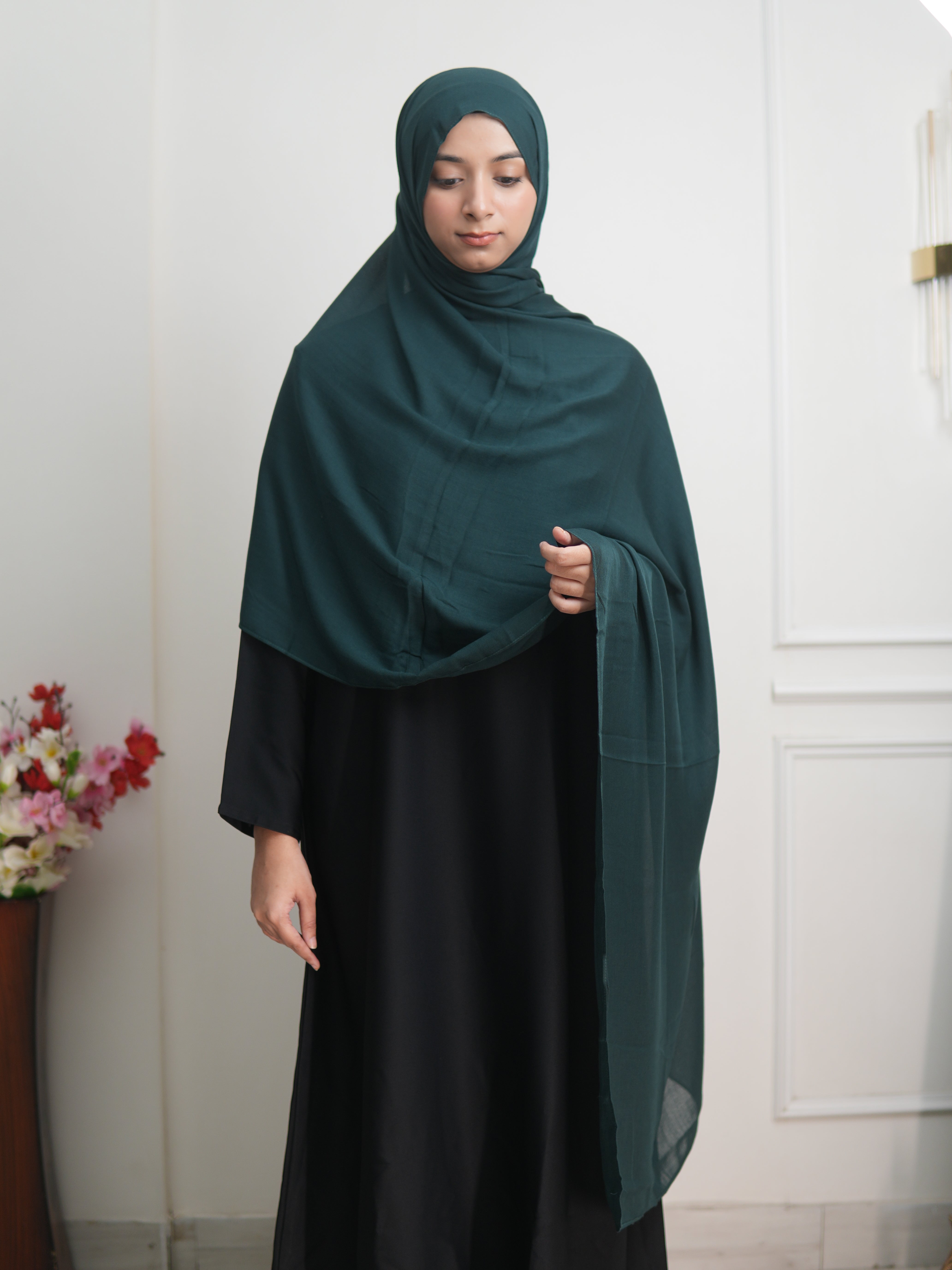 Teal Green - XL Modal Hijab