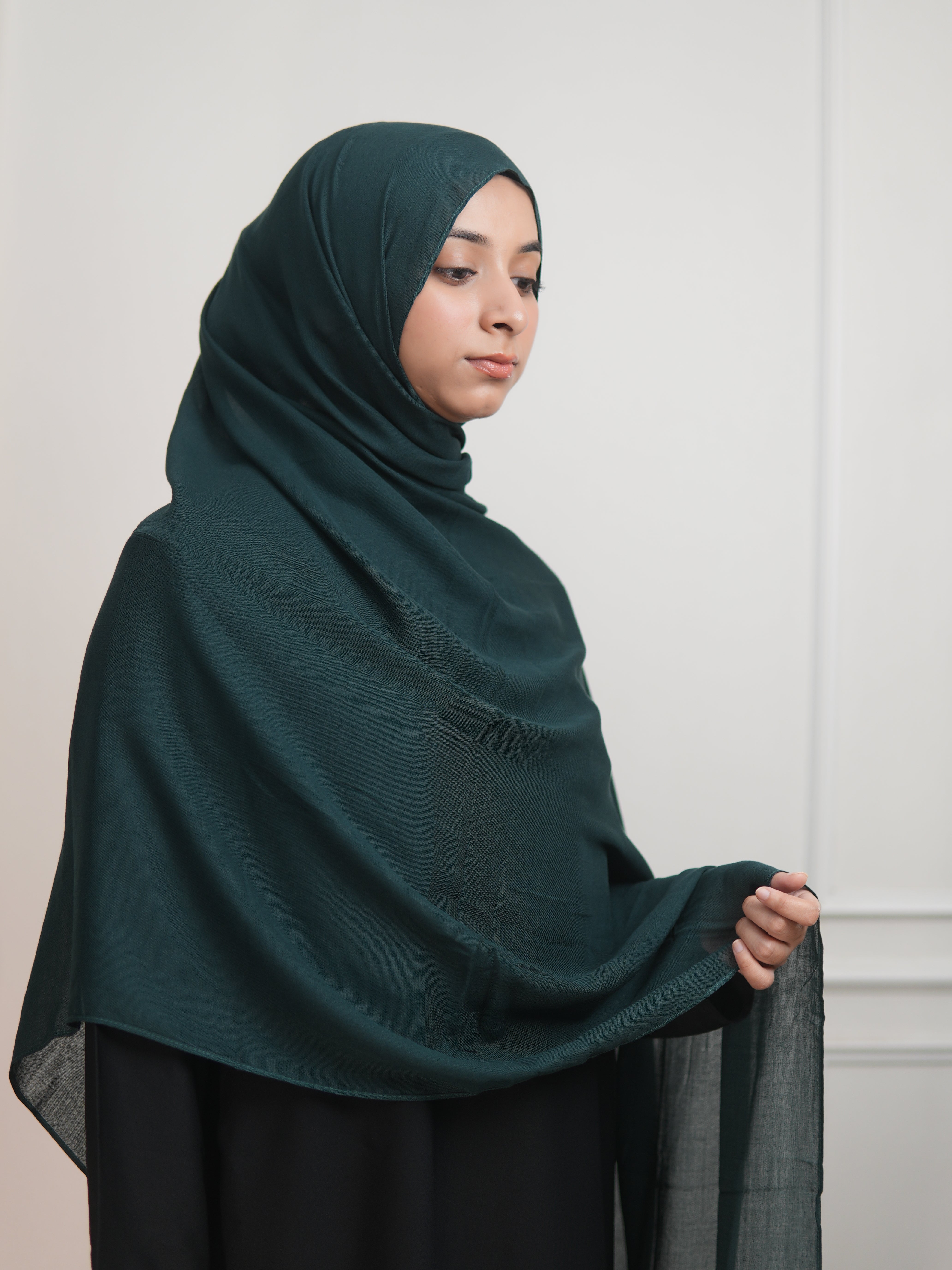 Teal Green - XL Modal Hijab