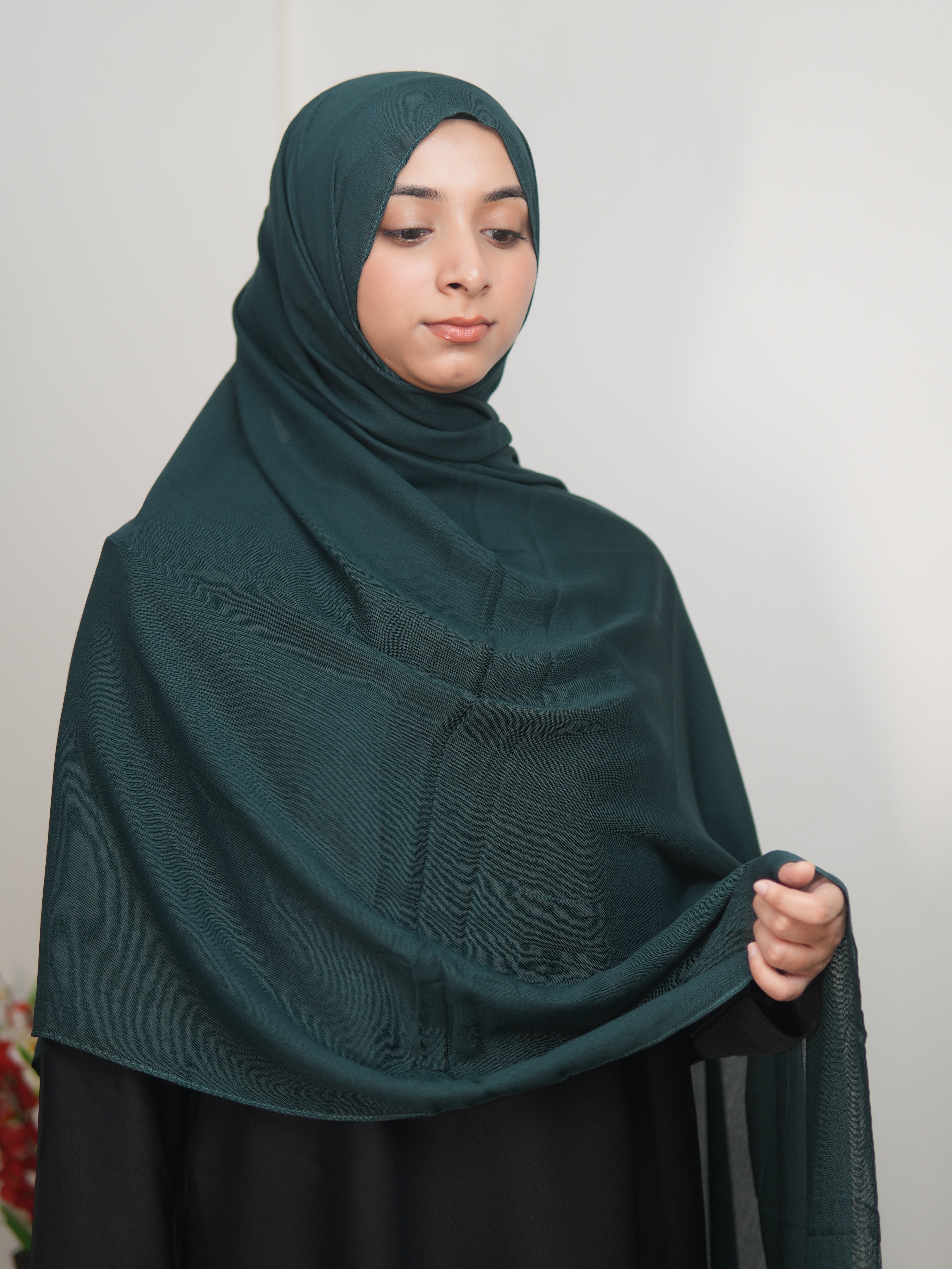 Teal Green - XL Modal Hijab