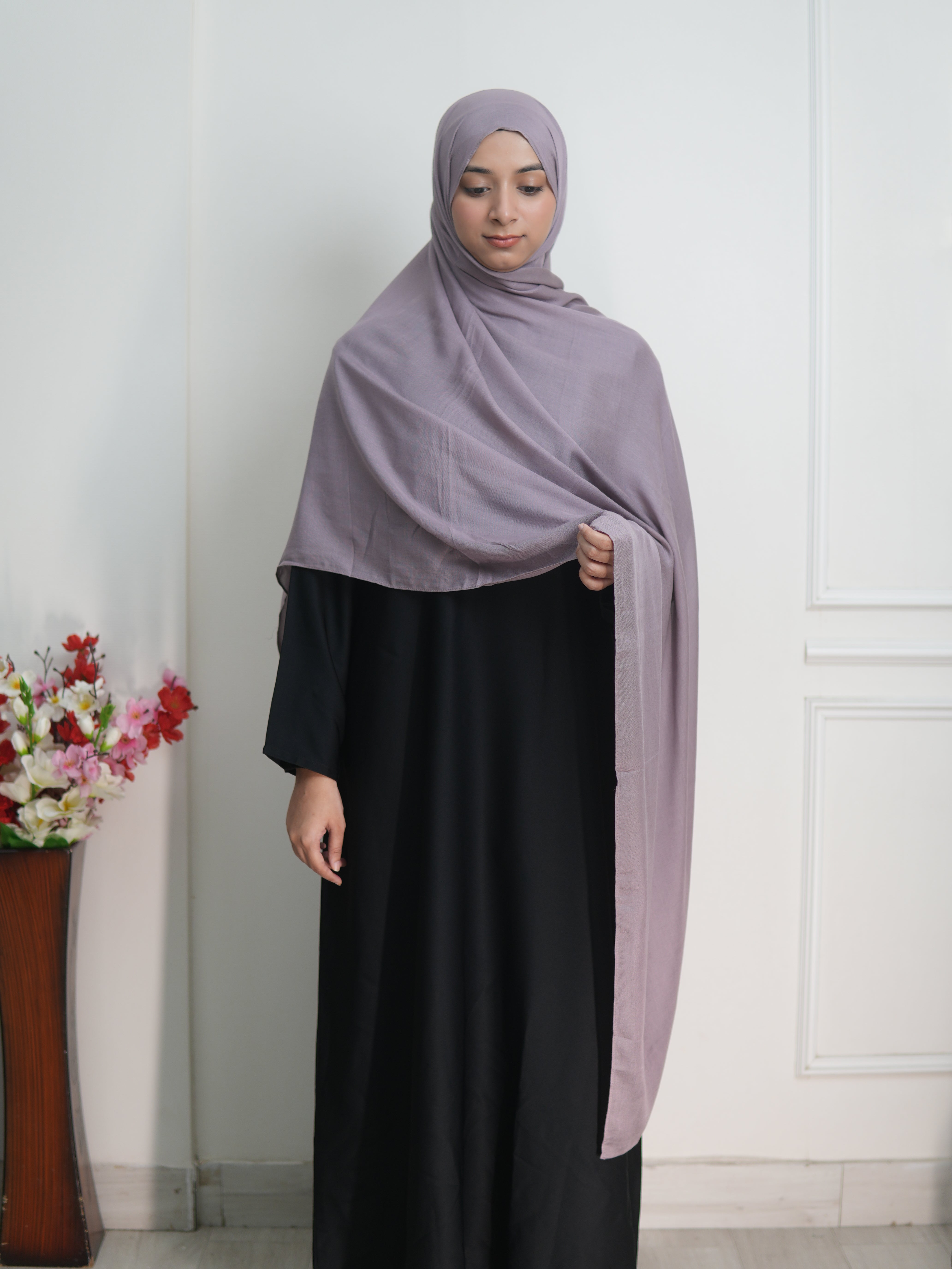 Dusty Lilac - XL Modal Hijab