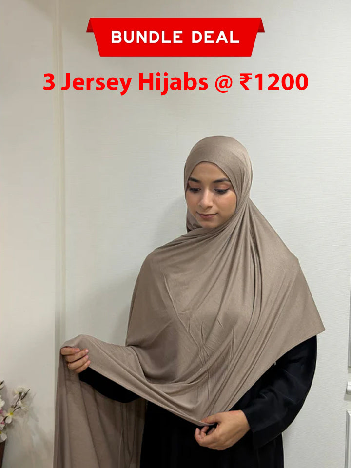 Dark beige - Jersey Hijab