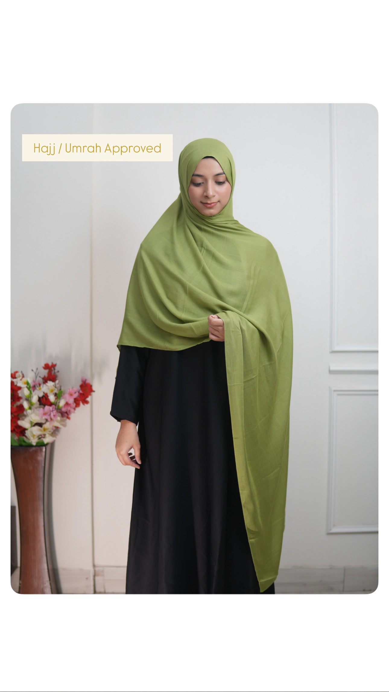 Pista Green - XL Modal Hijab