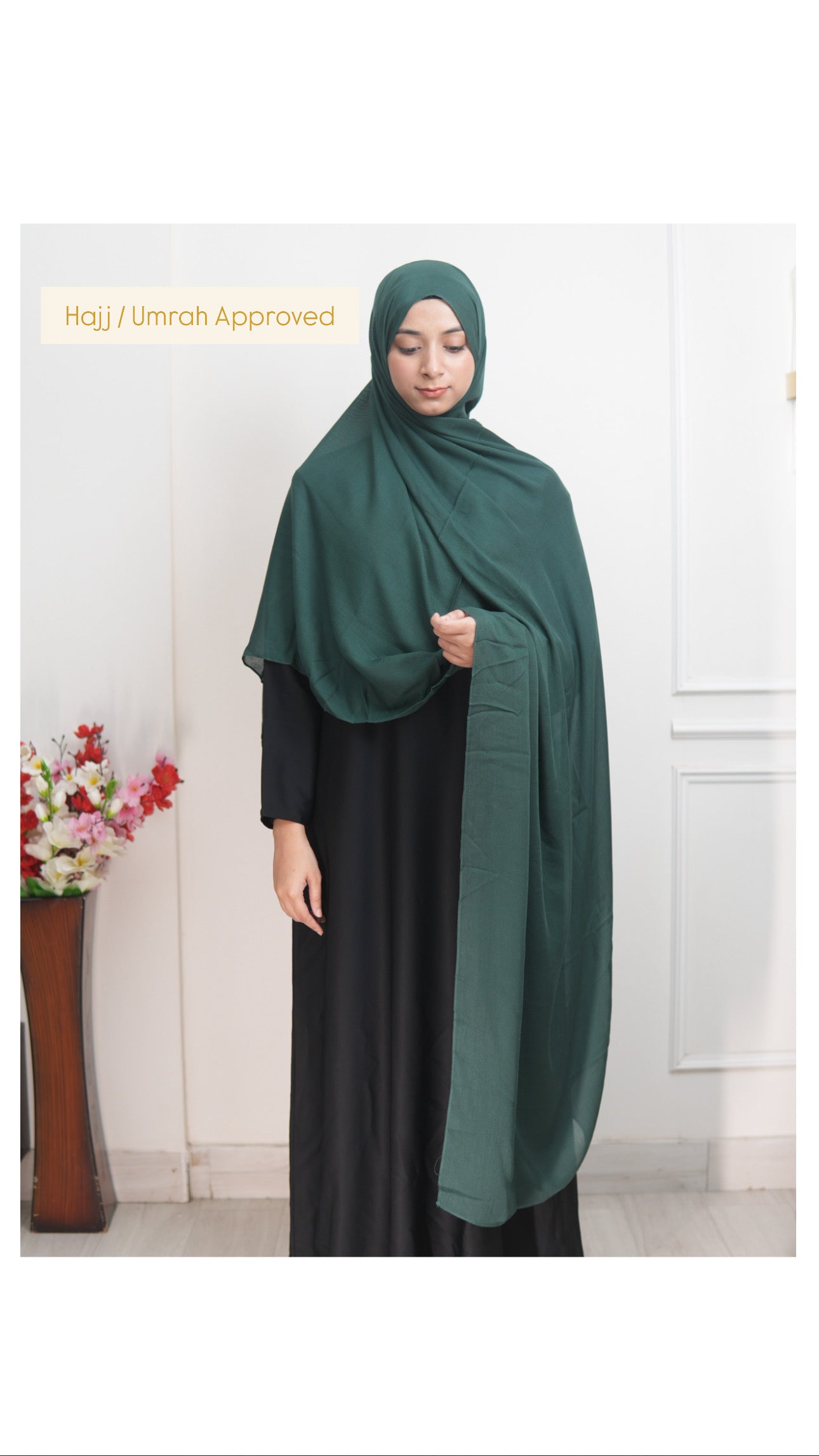 Emerald Green- Xl Modal Hijab