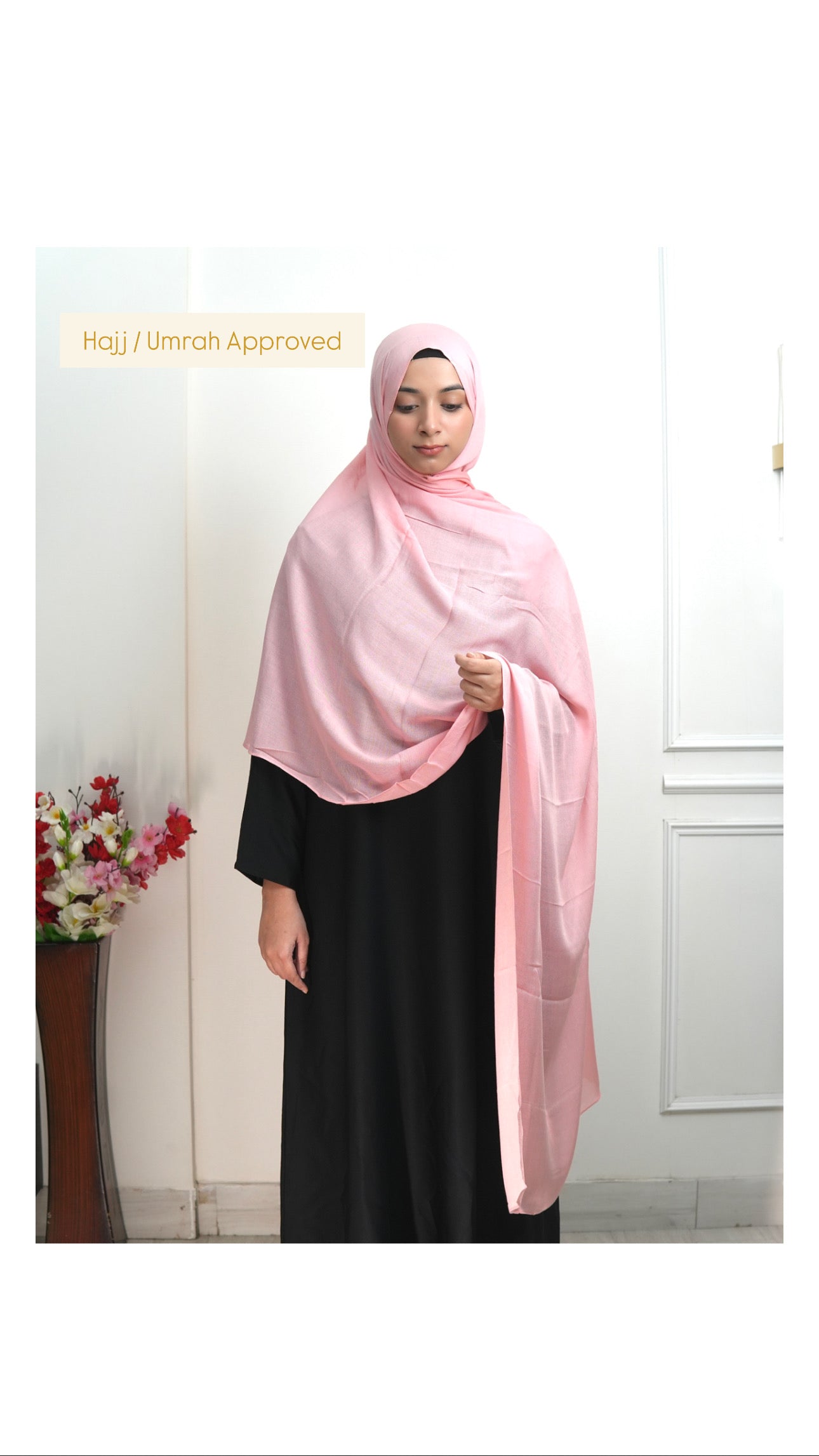 Pastel Pink - XL modal Hijab