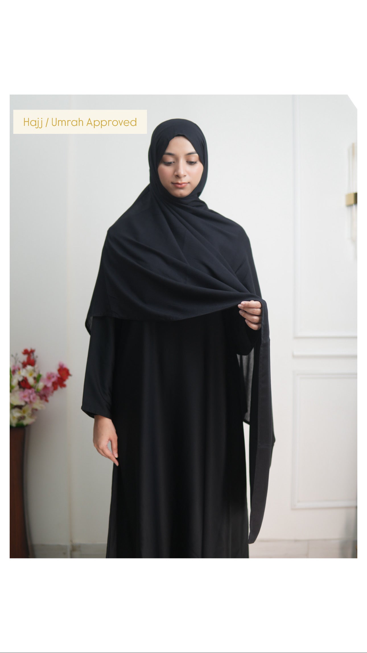 Black - XL Modal Hijab