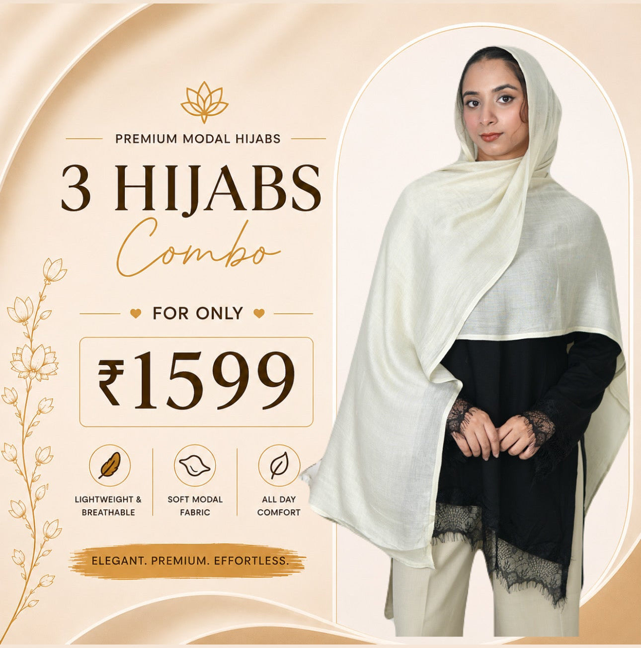 Soft pistachio- Modal hijab