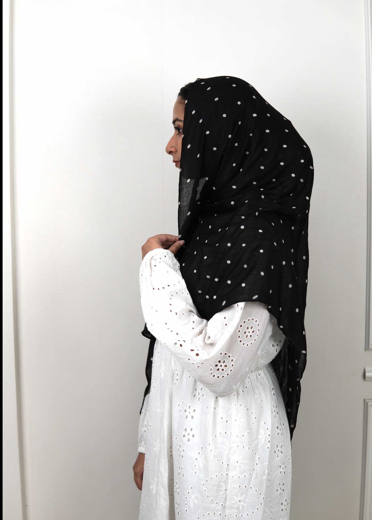Black Polka Dot - Modal Print