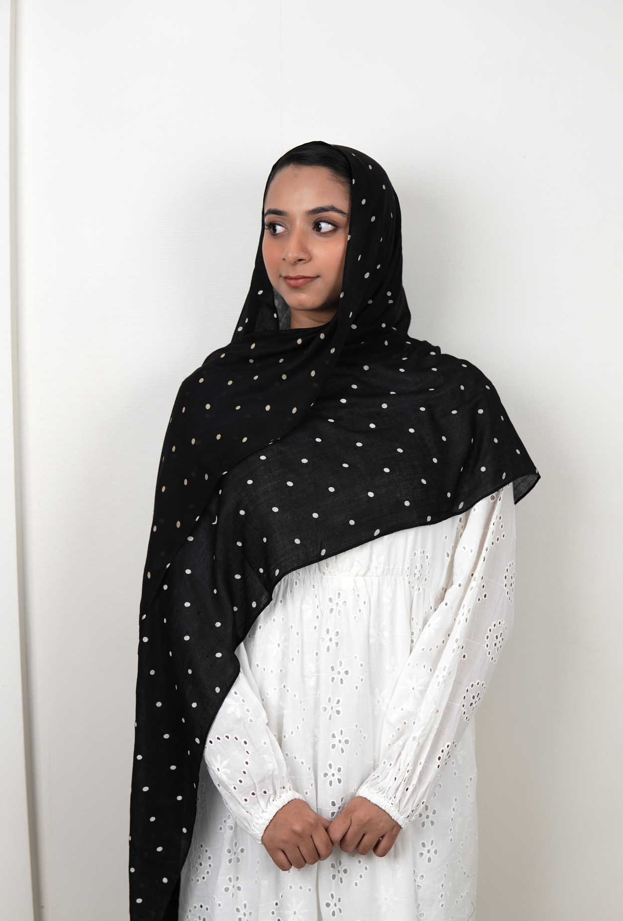 Black Polka Dot - Modal Print