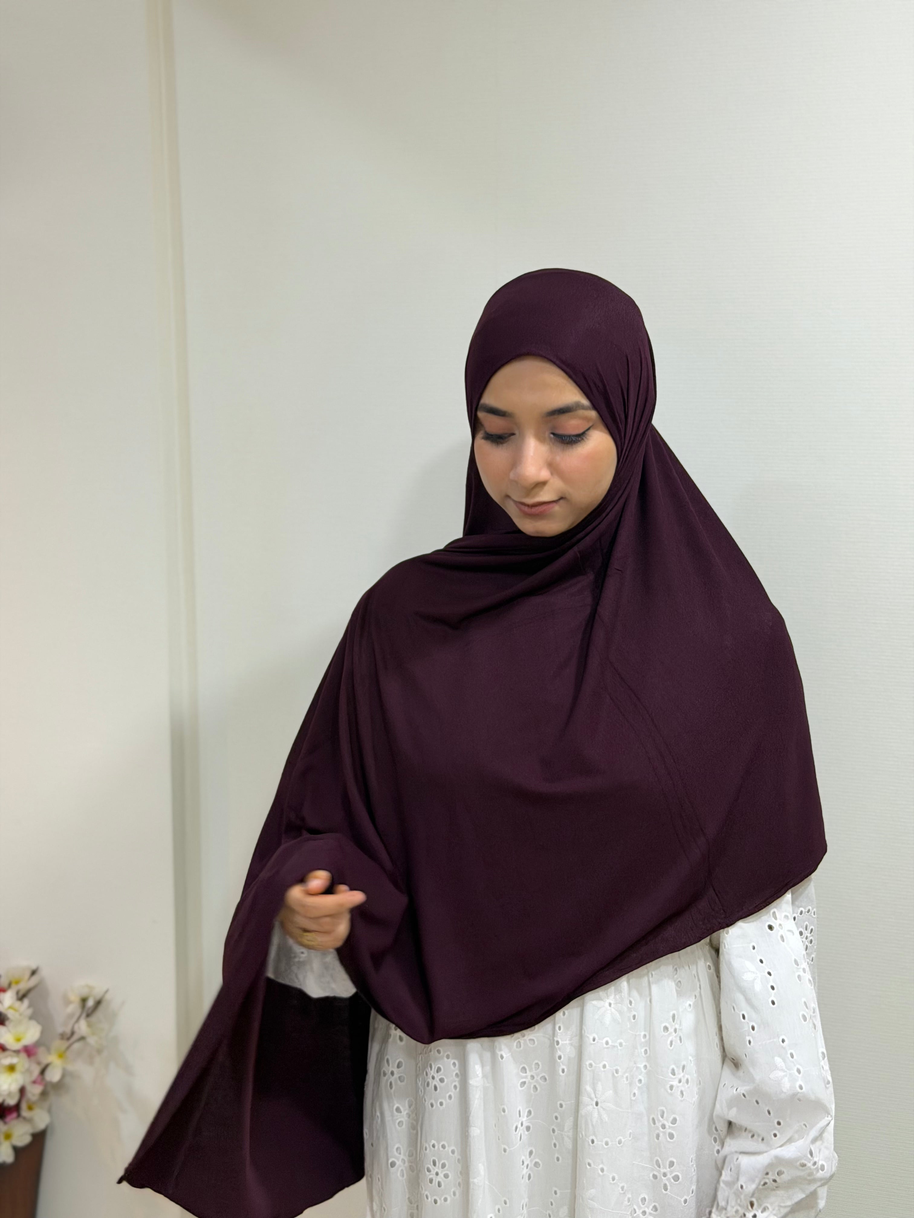 Burgundy - Modal Jersey