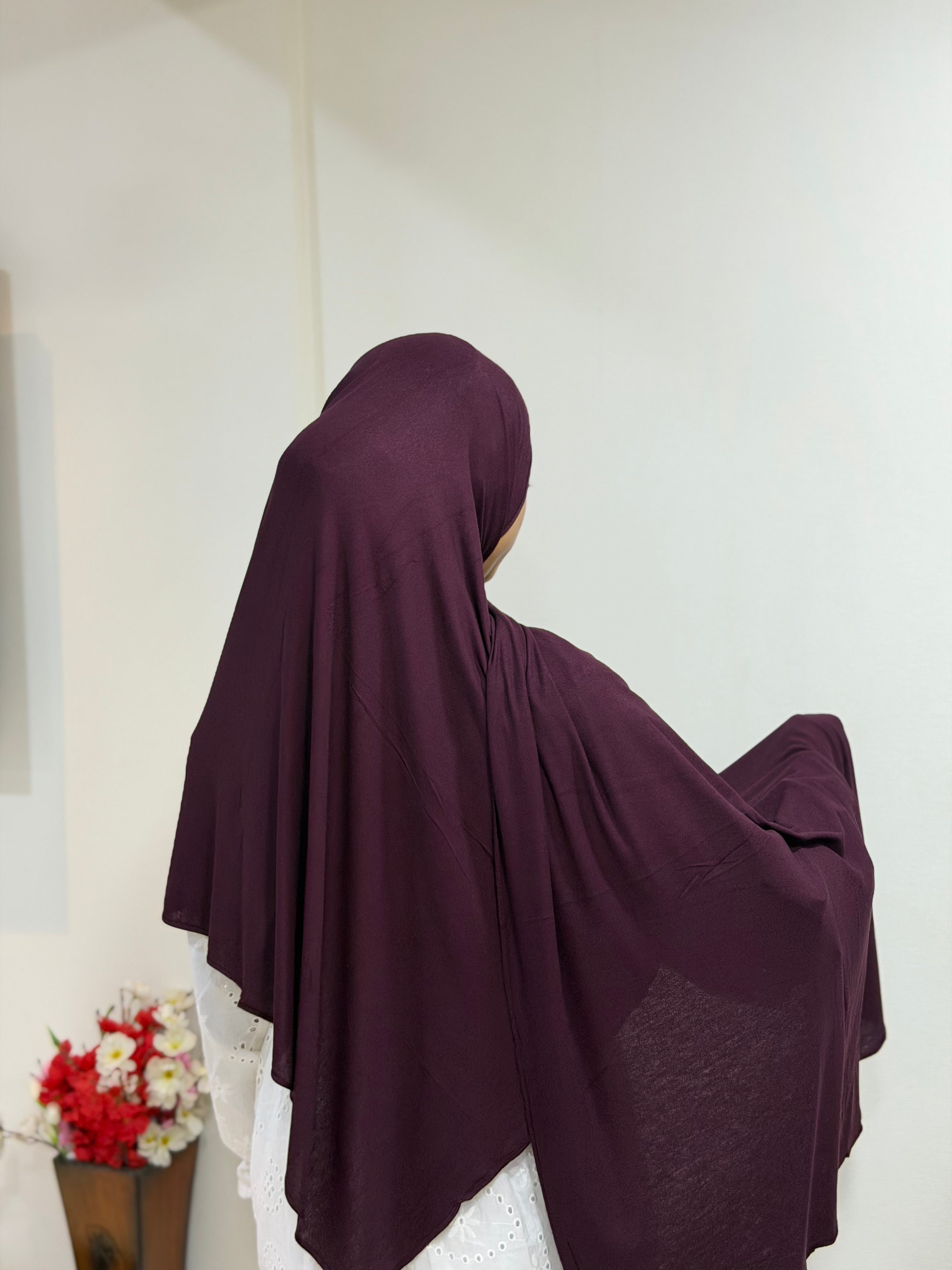 Burgundy - Modal Jersey