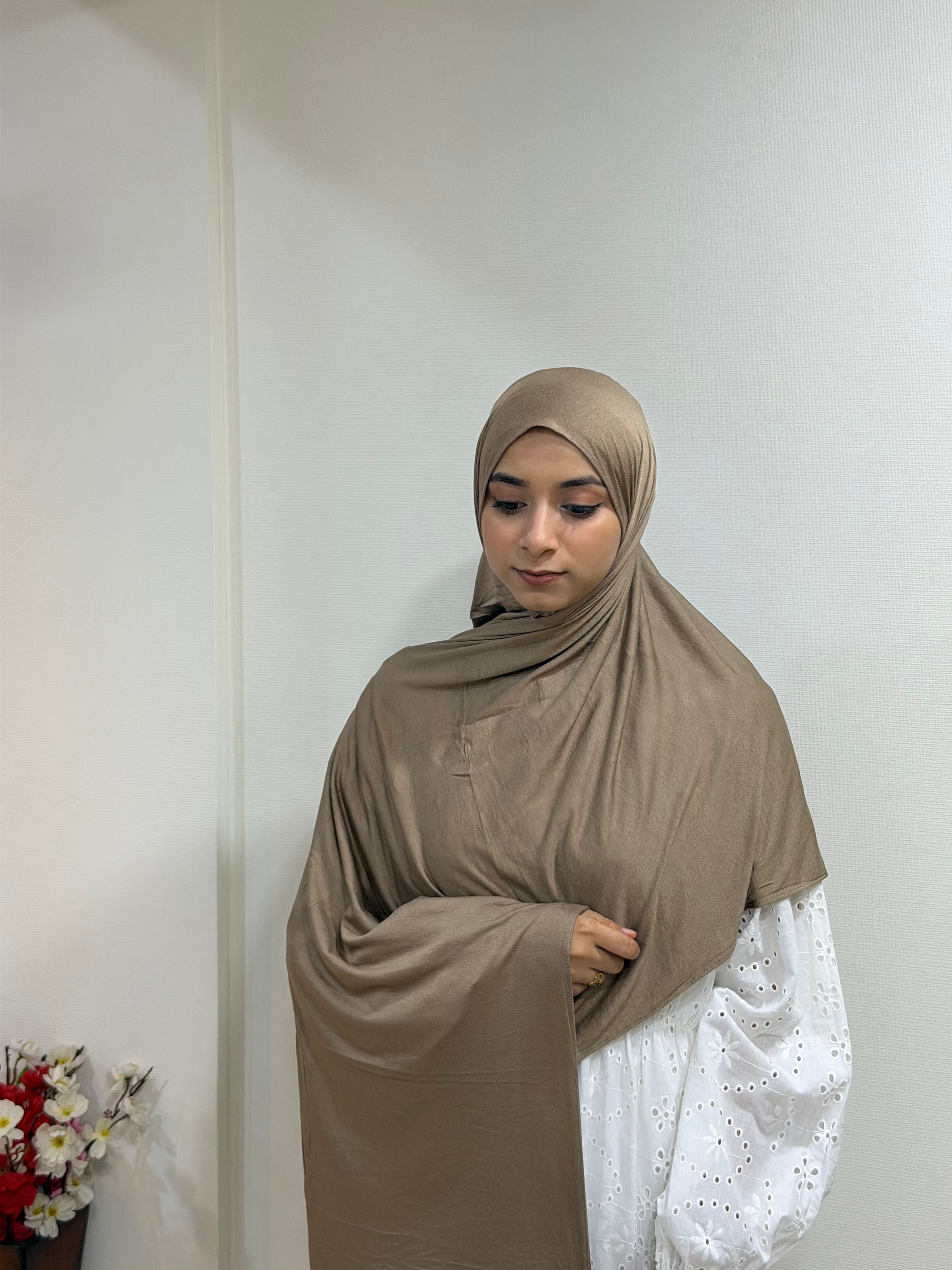 Mocha brown - Jersey Hijab
