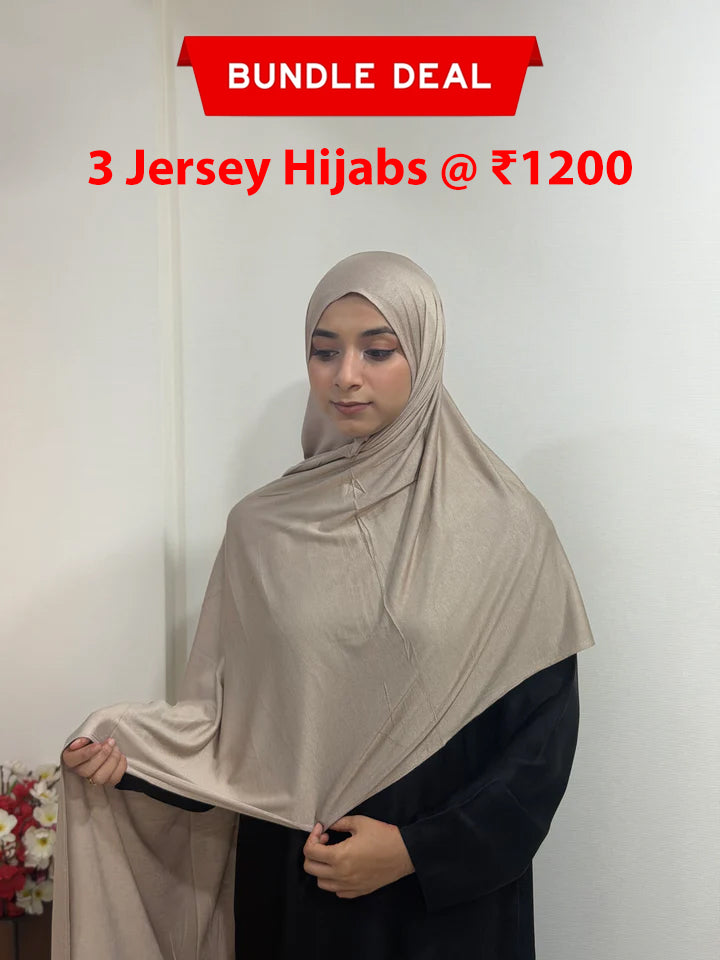 Light beige- Jersey Hijab
