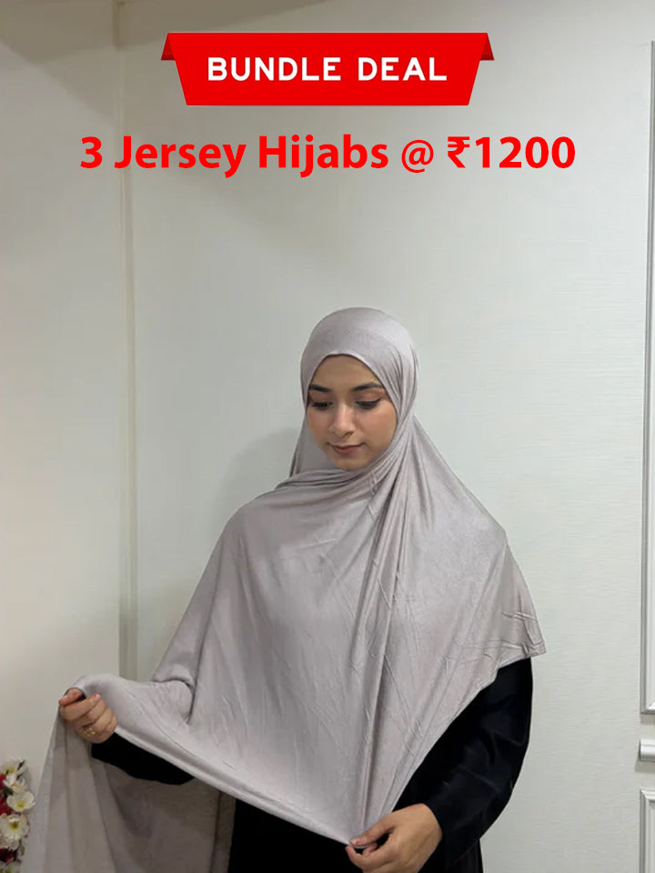 Mauve Grey - Jersey Hijab