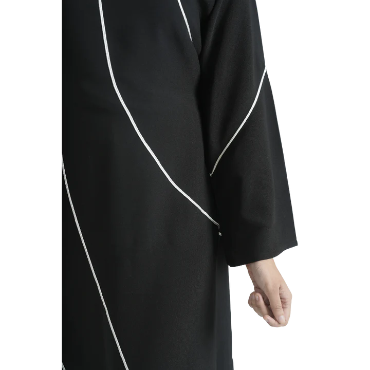 Aura - Black & white Modest outfit.