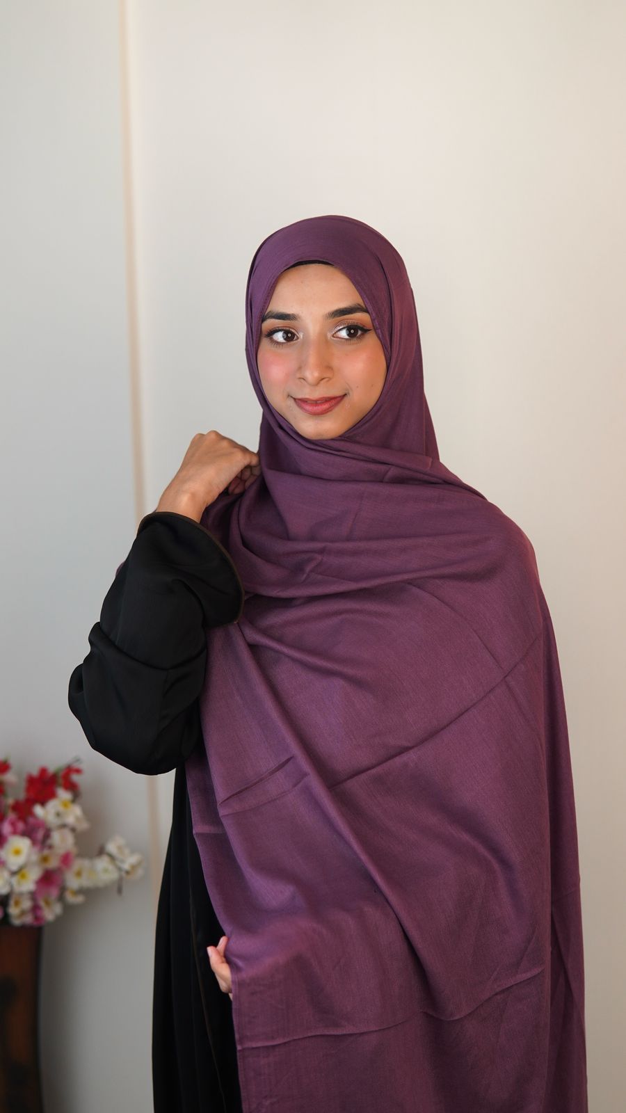 Purple Modal Hijab.