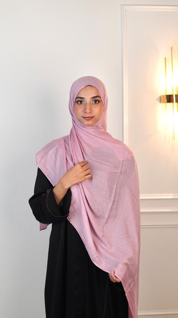 light pink Modal Hijab.