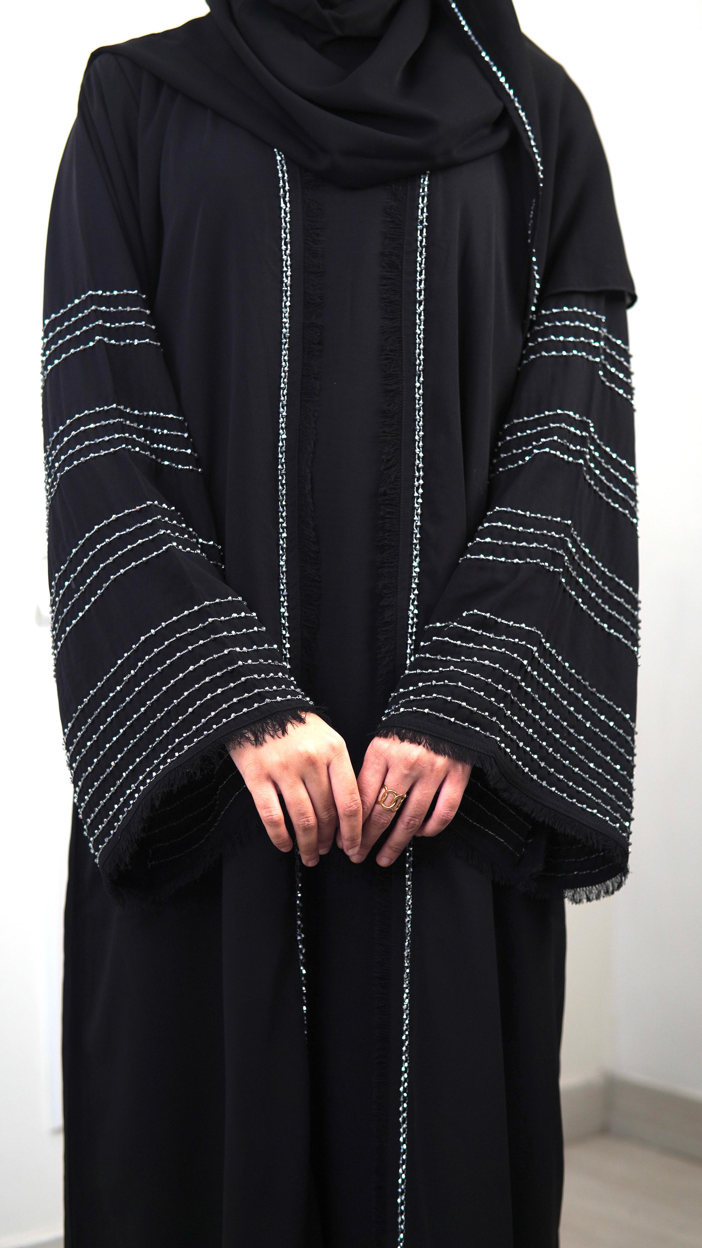 Noorain - 3 Psc Hand Work Abaya