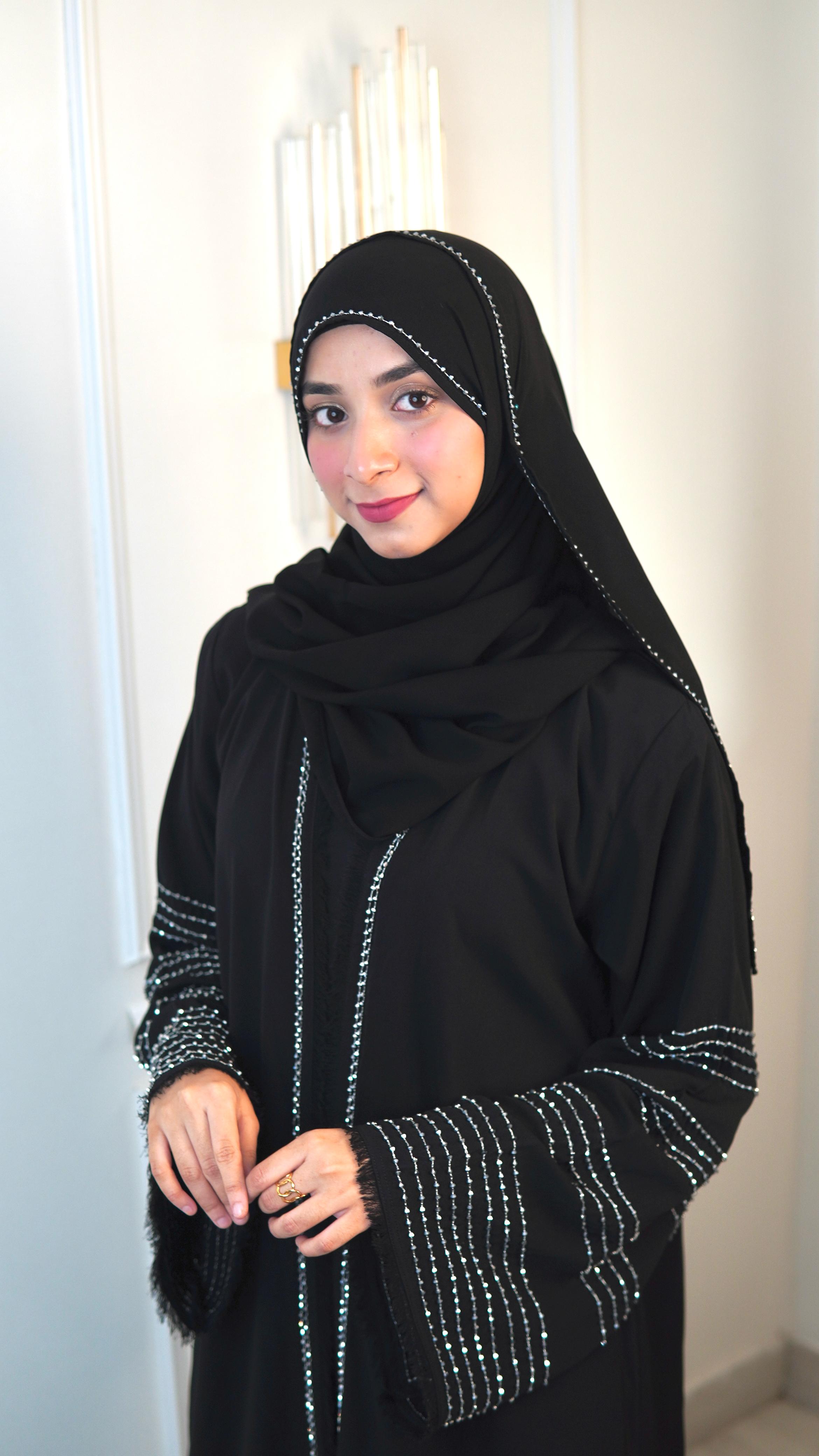 Noorain - 3 Psc Hand Work Abaya