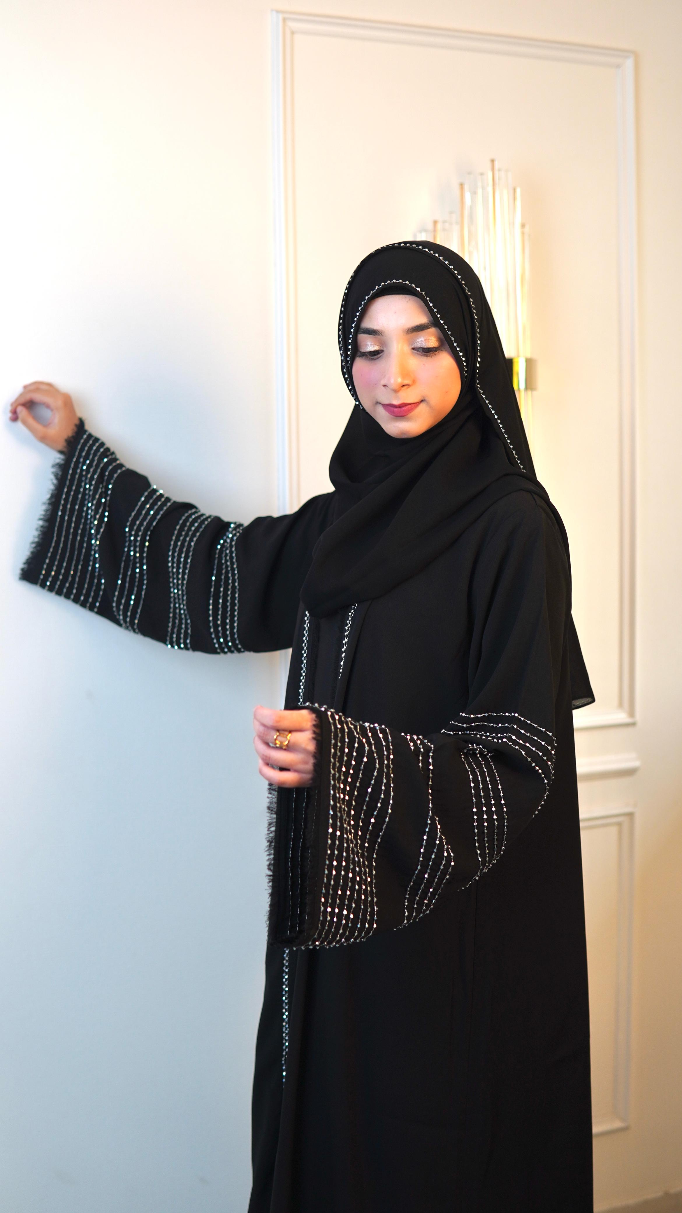 Noorain - 3 Psc Hand Work Abaya